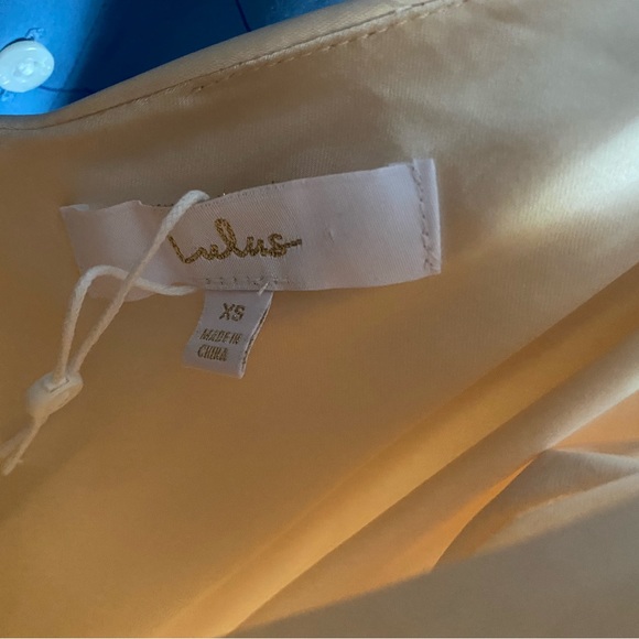 Lulus Champagne Satin Cowl Neck Maxi Dress - Picture 11 of 11